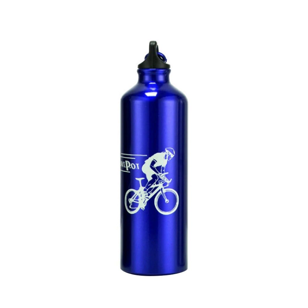 750ml Bicycle Sports Water Bottle Aluminum Alloy Mountain Bike Water Cup With Carabiner Cycling Accessories water bottle bicycle water bottle sports bottle