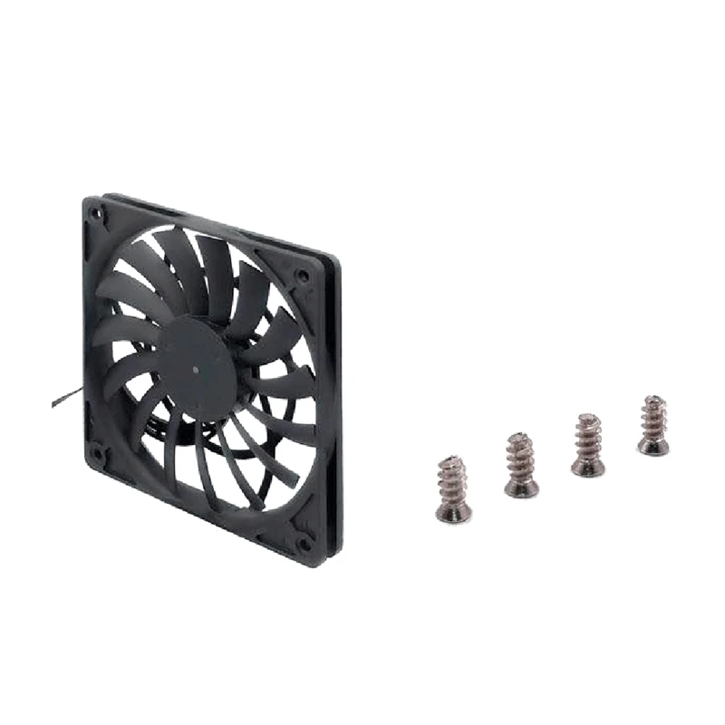 Ventilateur de refroidissement silencieux pour châssis d'ordinateur, 120mm, 12cm, PWM, 120x120x12mm, DC 12V, 0,20 A, 1400 tr/min