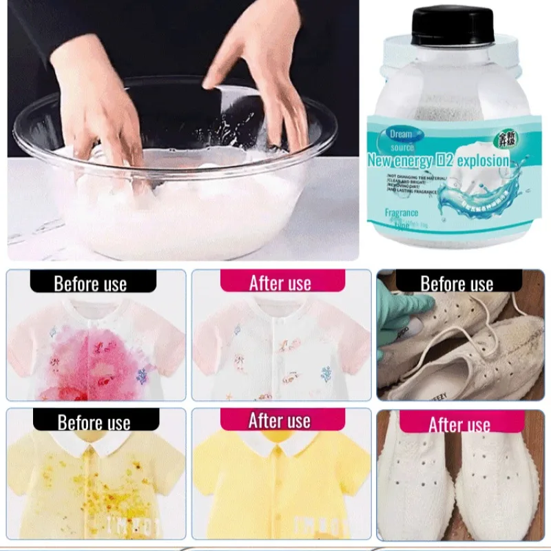 Explosive Salt Laundry Removing Stains Strong Stain Removal Yellow Bleach Laundry Detergent Stain Remover