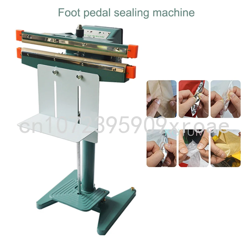 

450mm 8mm Pneumatic Foot Pedal Aluminum Foil Film Plastic Bag Sealing Machine Pneumatic Foot Pedal Heat Sealing Machine
