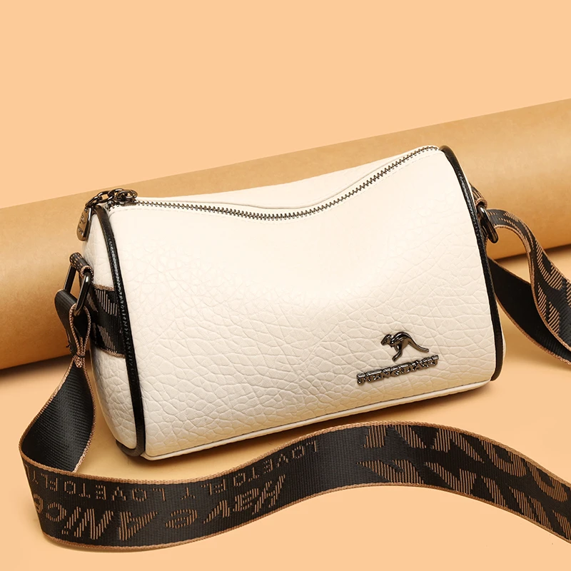 High Quality Stone Pattern Soft Leather Shoulder Crossbody Bags for Women 2023 Women's Handbags Female Messenger Tote_voghion.com