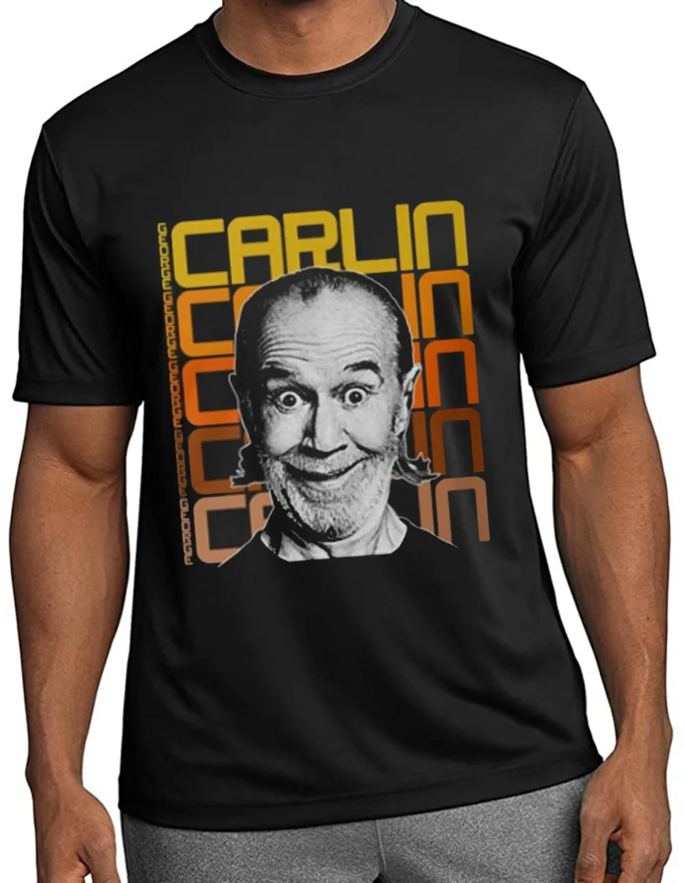 Ritratto George Carlin Actor Divertente Maglietta Manica Corta Taglia S M L 234Xl U1177