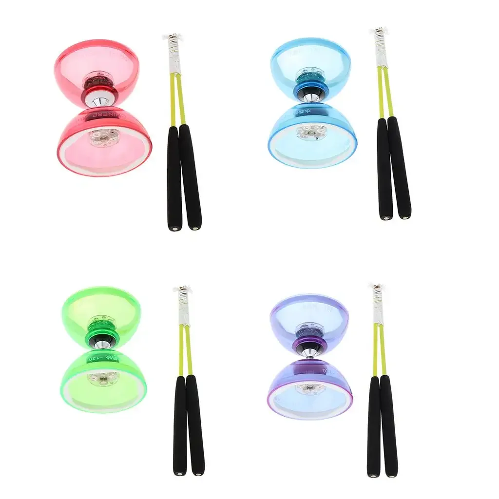 Triple Bearing Diabolo LED Lights Chinese Yoyo Toys For Children