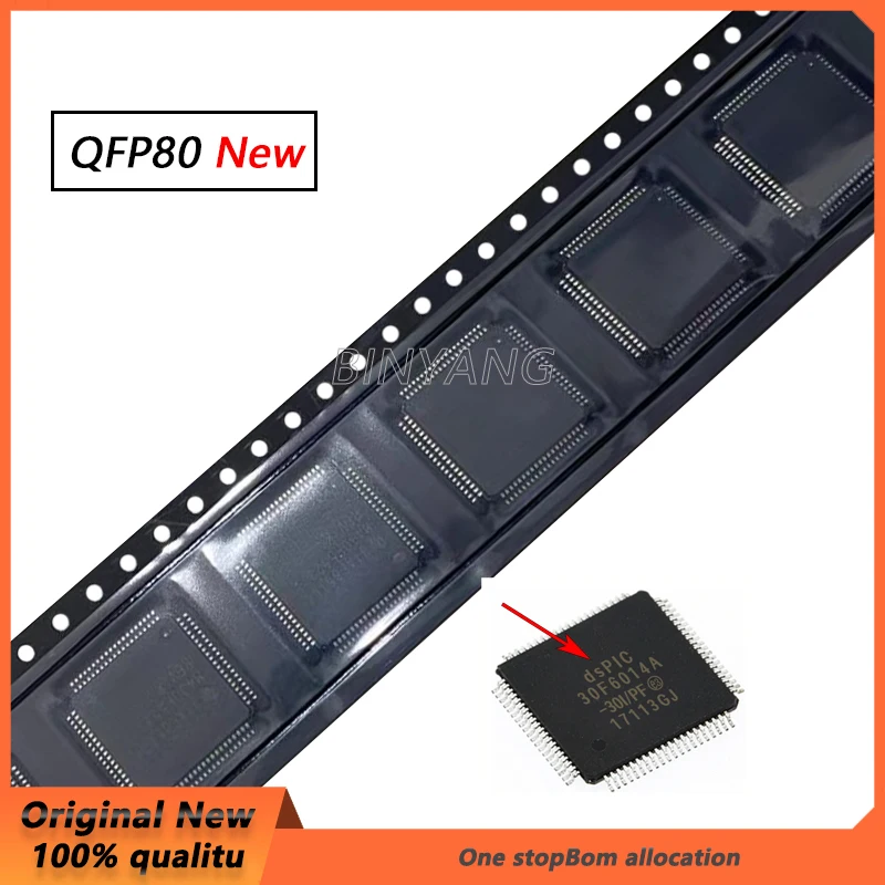 

(1-5piece)100% New DSPIC30F6014-30I/PF DSPIC30F6014 QFP80 Chipset