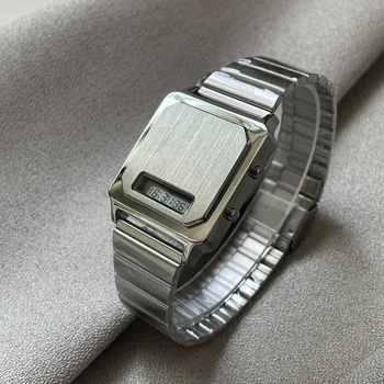 CILOA2025 new square electronic watch for men brand genuine simple high-end high-quality light luxury gift waterproof 1