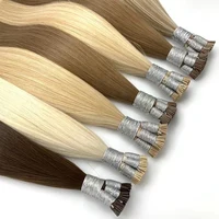 I Tips Virgin Hair Extensions 613 For Black Women 100% Remy Bulk Hair I Tip Natural Hair Extensions  Straight Natural Fusion 2