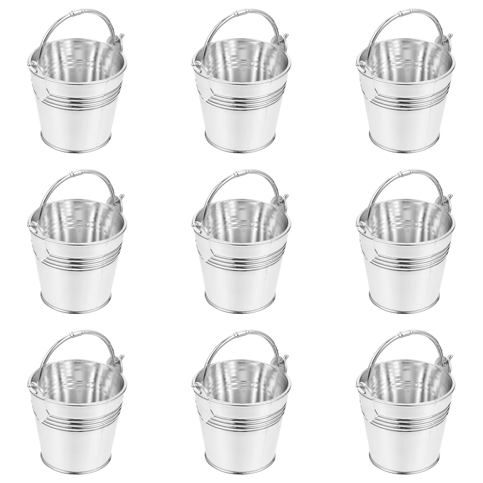 Buckets Bucket Mini Plastic Party Galvanized Pails Candy Snack Handles Holder Favors Snacks Flower Ice Favor Tinplate