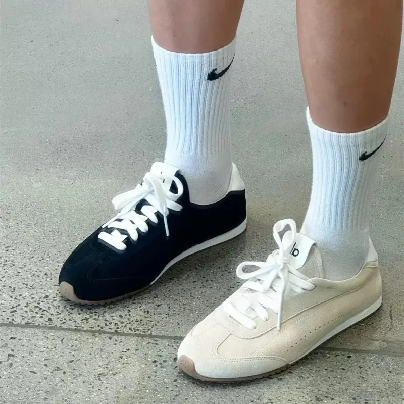 High version AL new Forrest Gump shoes unisex retro flat bottom versatile lace up breathable sports shoes