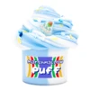 1Pcs/4Pcs Super Stretchy Bicolor  Butter Slime Kit-Scented DIY Fluffy Silly Putty with Strawberry Coffee Charms,Anti-Stress Toy 4