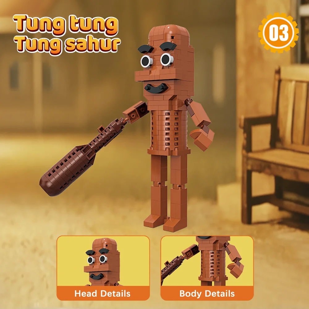 Cultural Character Building Blocks Set - Kids Birthday Gift