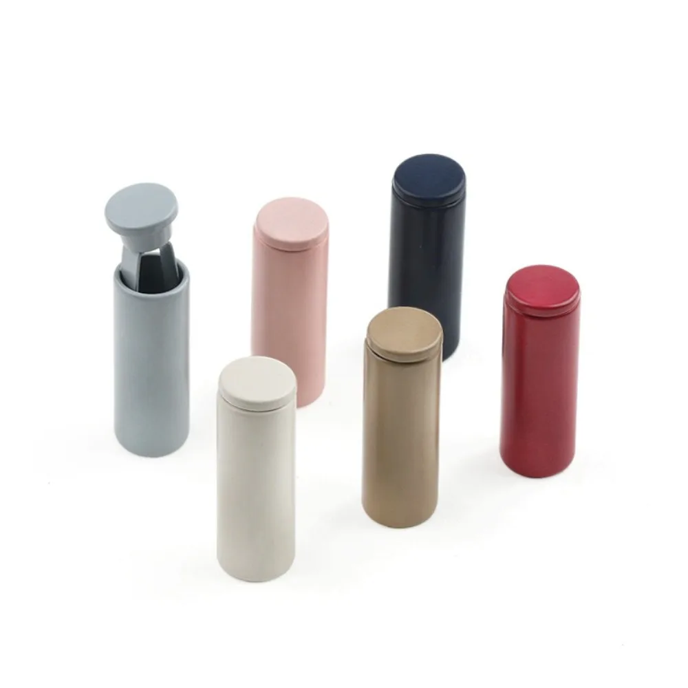 10개 금속 로프 엔드 스토퍼 버튼 DIY 탈부착 가능한 드로스트링 코드 잠금장치 뚜껑 포함 의류 백팩 로프