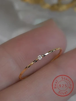 Anelli con zirconi avvolgenti personalizzati avanzati in argento sterling 925 per anello da donna Gioielleria raffinata color oro di alta qualità