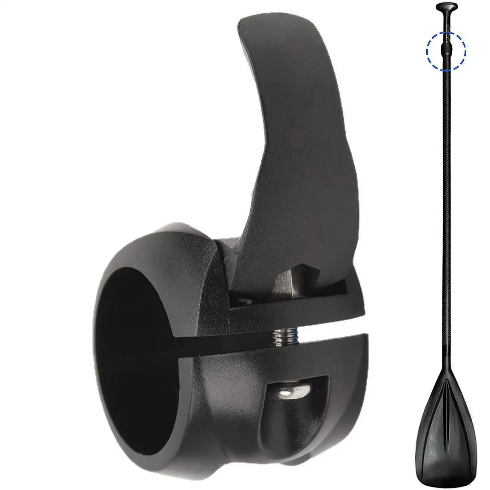 Kayak Paddle Clamp Quick Release Paddle Shaft Clamp Adjustable Oarlock For Kayak Canoe Water Sports Pool River Lake Marine