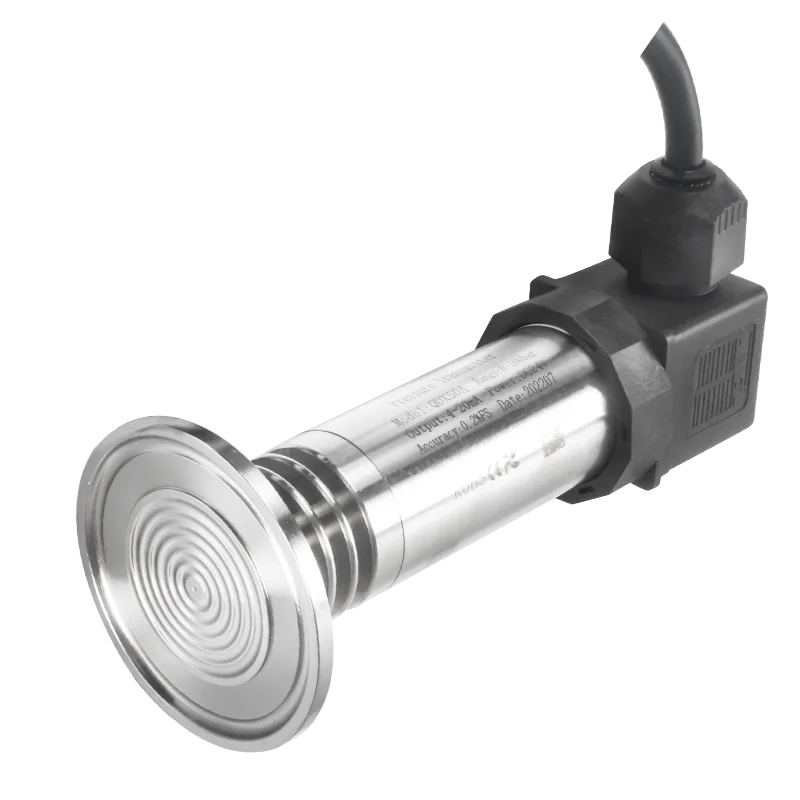 4-20mA output 50.5mm Tri Clamp Pressure Transmitter Sanitary diaphragm Pressure sensor Plugging Proof type High Precision