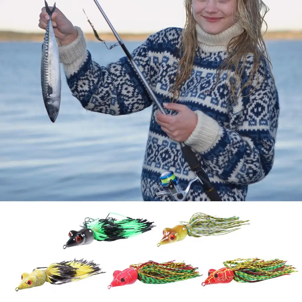 

Frog Artificial 3D Eyes Frog Lure 1 Pcs 9CM/7G Frogs Lures Thunder Frog Bait Plastic Fishing Lure with Fishing Hooks Frog Lure
