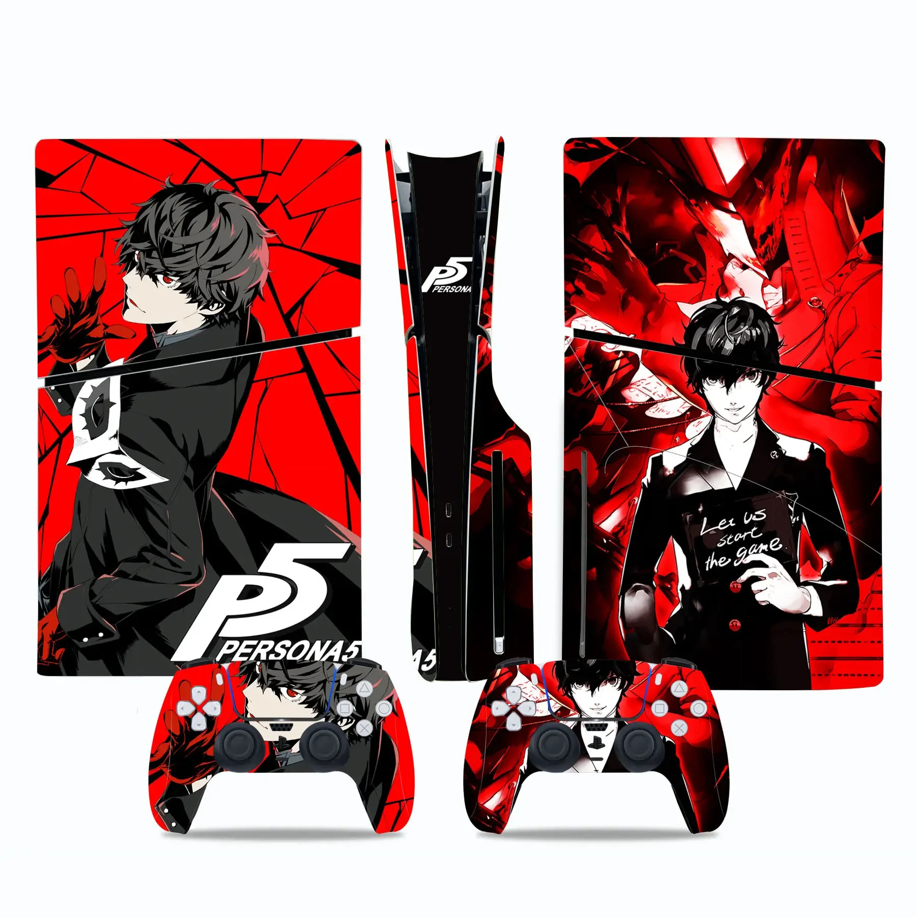 P5 Personale Per Ps5 Slim Disc Edition Skin Decal Cover Per Ps5 Slim Disc Console E 2 Controller Ps5 Slim Skin Sticker Vinyl