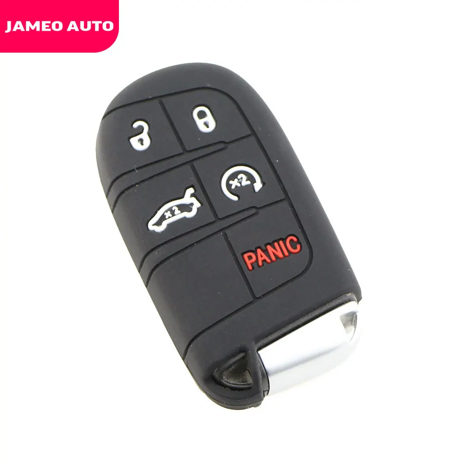 Auto Car Silicone Key Cover Case for Dodge Jeep Journey Chrysler 300 Grand Cherokee Compass Renegade Patriot key case key case cover car key shell