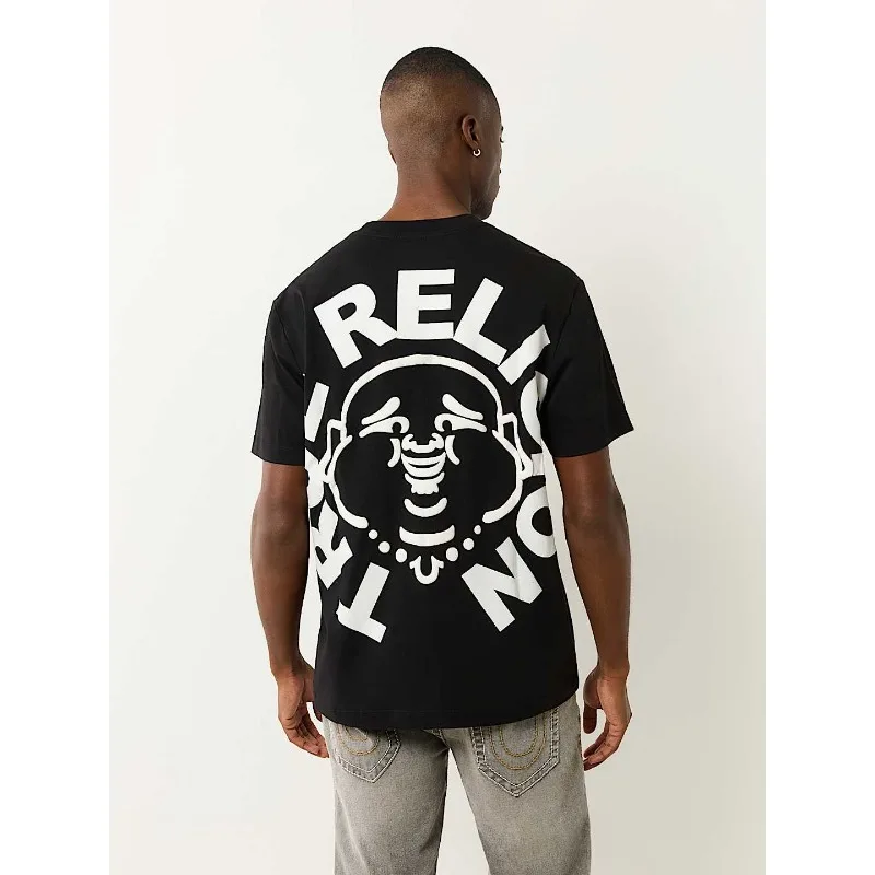 2025 Graphic Printing Luxury Brands True Religion Style Rider T-shirt Top Clothing Vintage Print T Shirt Y2K in Cheap Tops Tees 2