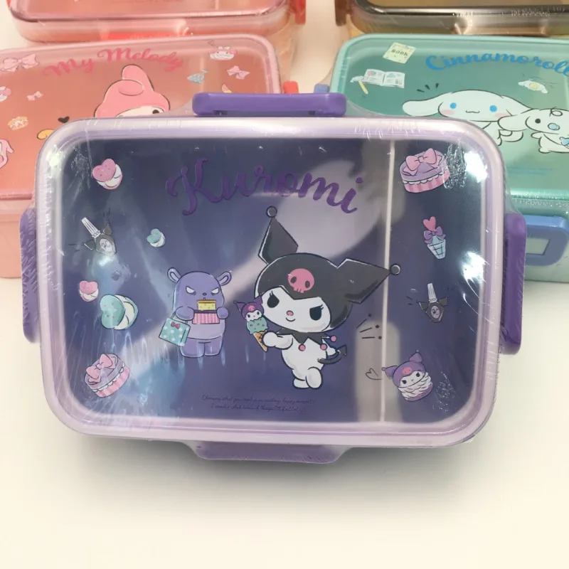 

2024 New Original Sanrio Kuromi Cinnamoroll My Melody Pompompurin Kids Lunch Box Bag Accessories Anime Kawaii Cartoon Childrens