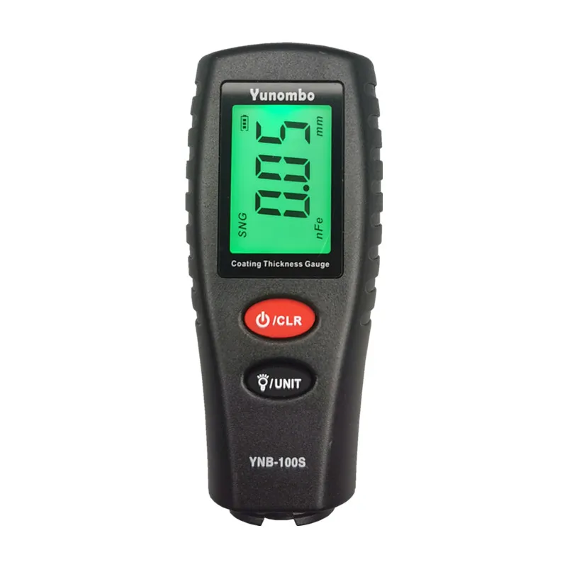 Yunombo Digital Backlight LCD Film Thickness Meter Car Paint Thickness Tester Coating Gauge New Version YNB-100S Paint Thickness Gauge