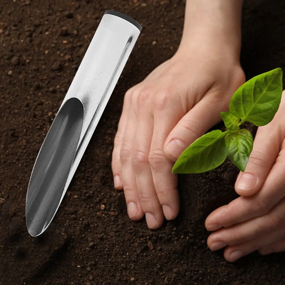 스테인레스 스틸 정원용 삽, 가벼운 휴대용 손삽, 분재 흙 파기, 제초, 심기 도구