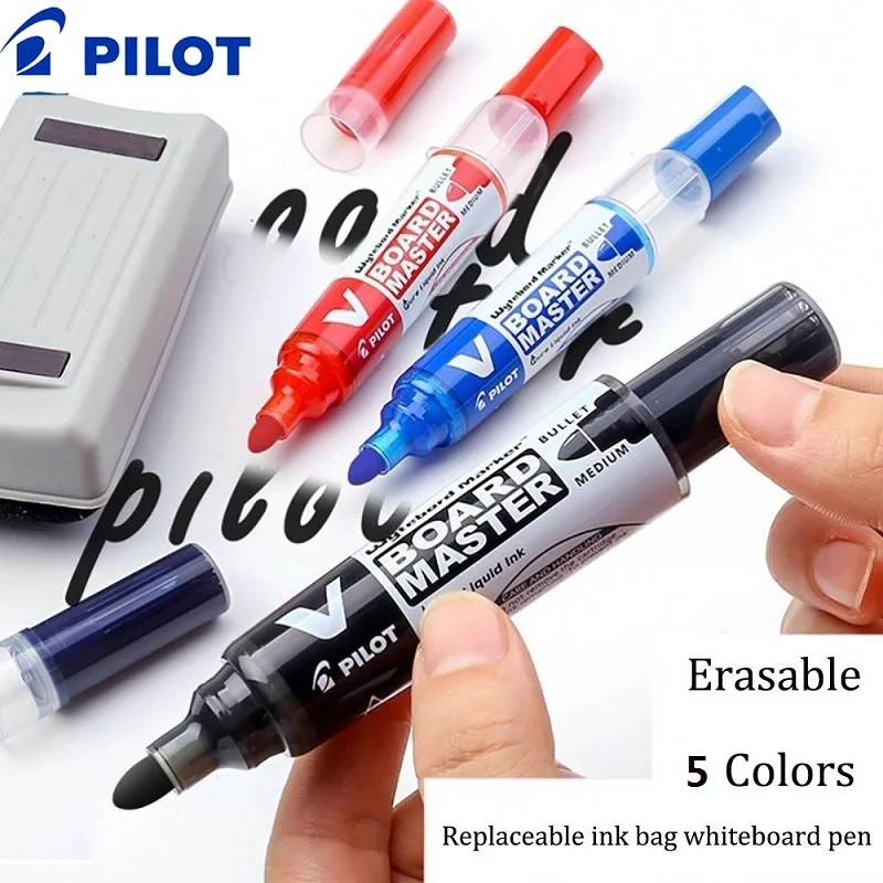 Whiteboard pens Pilot Whiteboard Marker Erasable Refillable Liquid Ink