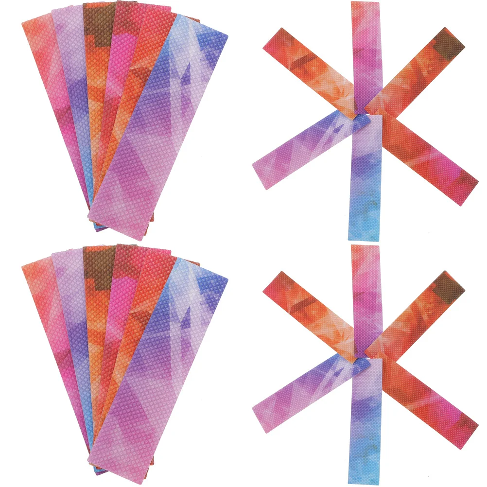 

24 Pcs Stickers Sensory Bar Anxiety Reducing Applique Calming Pressure Strips Phone Back