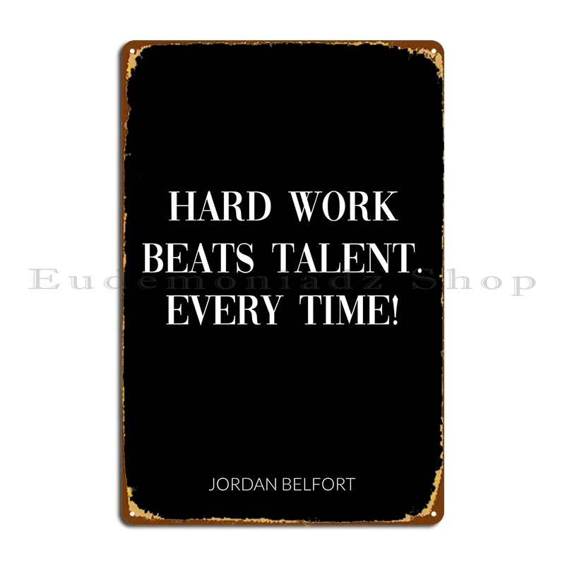 Jordan Belfort Citazione Targa In Metallo Poster Pub Party Home Character Wall Pub Tin Sign Poster