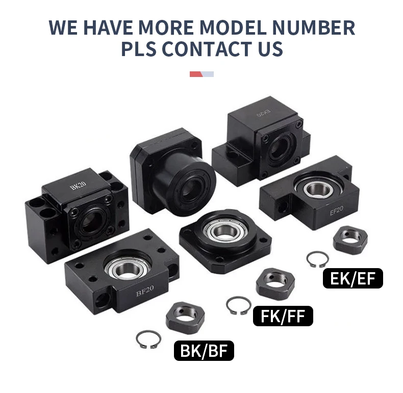 BK15 BF15 Kugelumlaufspindel End Unterstützt Einheit Für SFU2004/2005/2010 Kugelumlaufspindel CNC Teil BKBF15 Serie Von Diy CNC Fräsen Router Teile – Detail 8
