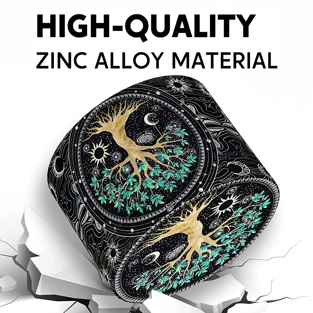 Herb Grinder 2.5" Metal 63MM 4 Layer Tobacco Grinder Accessories Design Cigar Zinc Alloy Pattern Travel Gift