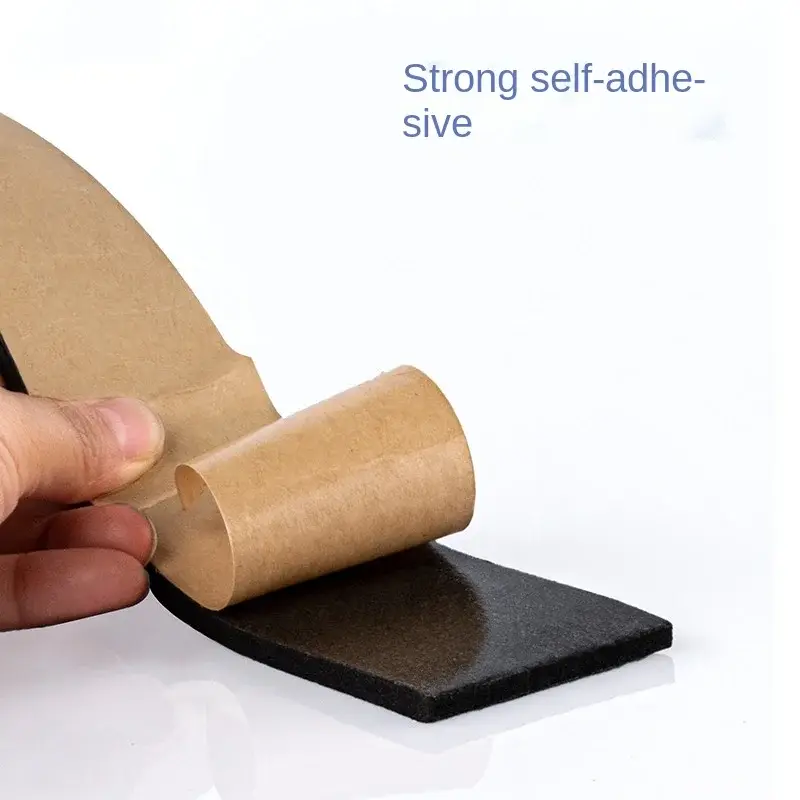 Rubber Self Adhesive Sponge Seal Strip Width10-30mm Thick 2-20mm Single Sided Adhesive EVA Black Foam Anti-collision Seal Gasket - Image 5
