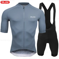 Youth Bike Shirts Men Summer Short Sleeve Cycling Jersey Set MTB Maillot Ropa Ciclismo Bicycle Wear Breathable Cycling Clothing 2