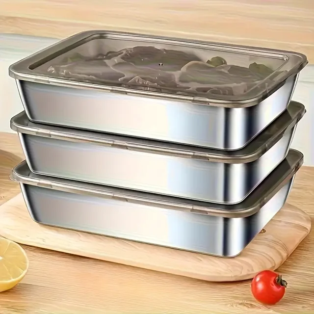 Stackable Stainless Steel Food Containers 3