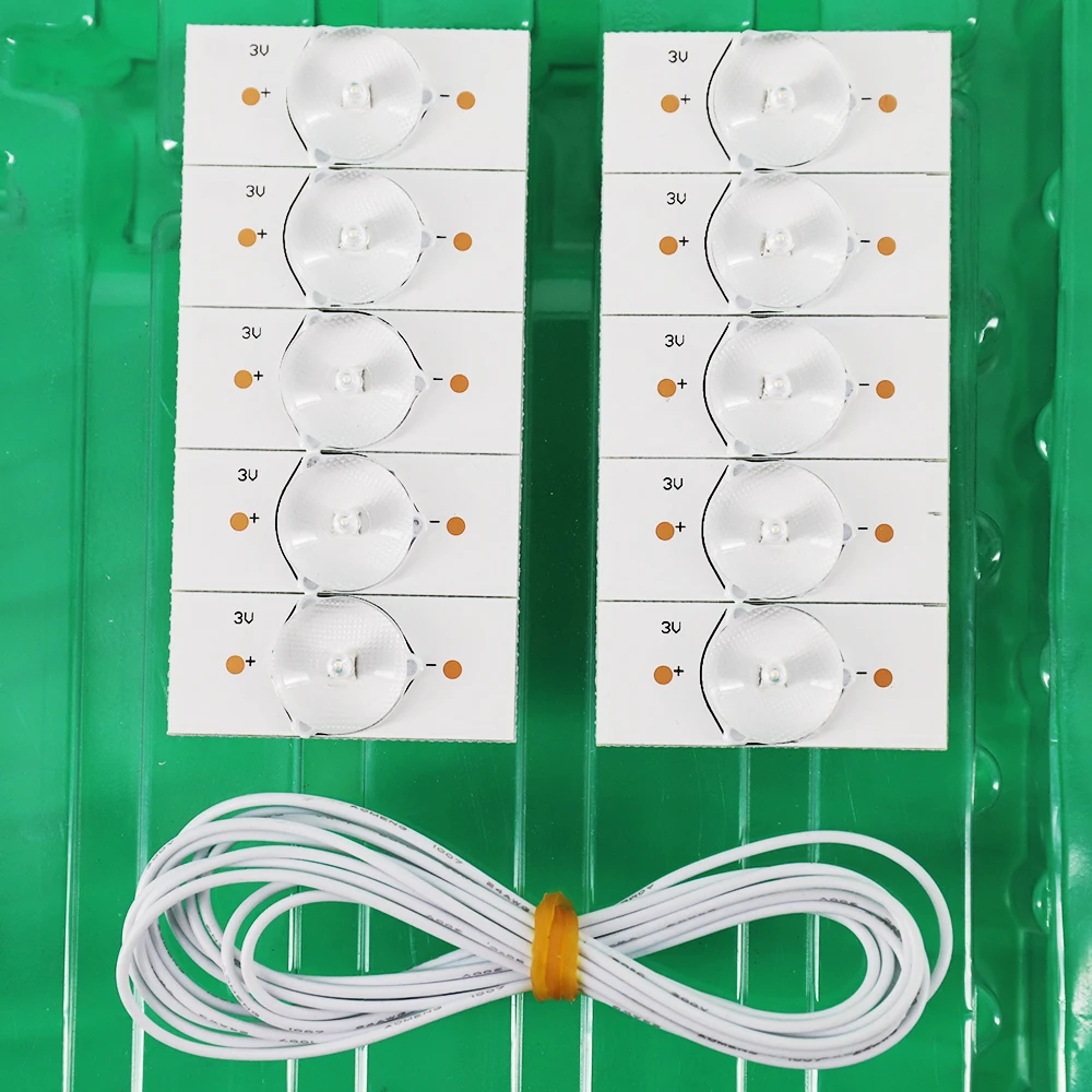 

100%NEW high quality 3V SMD Lamp Beads with Optical Lens Fliter for 32-65 inch LED TV Repair