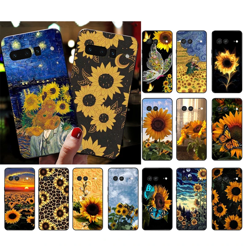 

Sunflower Art Phone Case For Google Pixel 8 7 Pro 7A 7 6A 6 Pro 5A 4A 3A Pixel 4 XL Pixel 5 6 4 3 3A XL