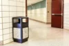 Canmeleon Garbage Can for Indoor and Outdoor Use, Durable & Weather-Resistant Trash Receptacle with Stone Panels, 38 Gallons 6