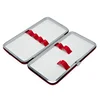 NAGARAKU Eyelashes Tweezers Storage Professional Eyelash Extension Tweezers Case Makeup Tools PU Leather Pink Red Color 5