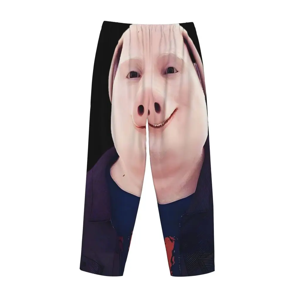 Custom John Pork Women Pajama Pants Lounge Sleep Sleepwear Bottoms With Pockets_ecoleips.com