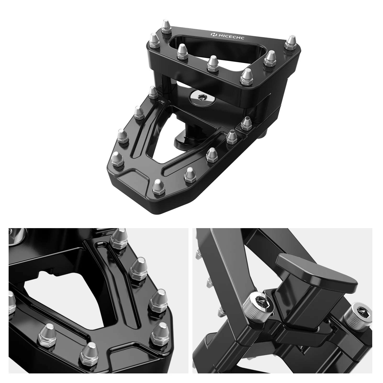 NICECNC Hinterradbremshebelpedal Vergrößerungsverlängerung für Honda CRF1000L Africa Twin/Adventure Sports CRF1100L Africa Twin Adventure – Detail 2