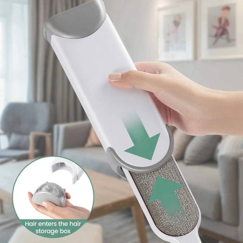 Lint Remover Magic Clothes Lint Remover Reusable Pet Cat Hair Fur Roller Brush Reusable Static Dusting Cleaning Brushes Manual Cleaner Tool