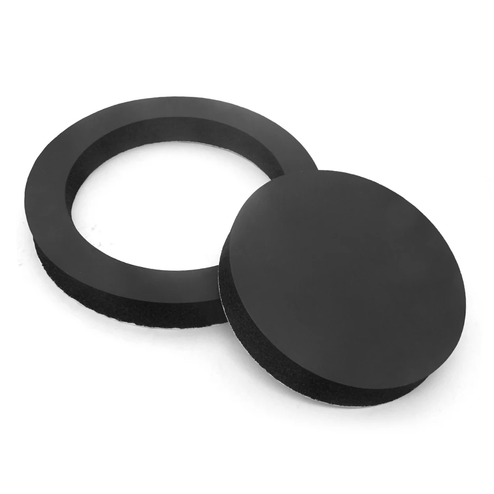Soundproofing Cotton Sound Insulation Ring 4 5 inch Car Speaker Ring Bass Door Trim Sound Insulation Cotton Audio Speakers Insulation Ring Sound Self Adhesive Parts