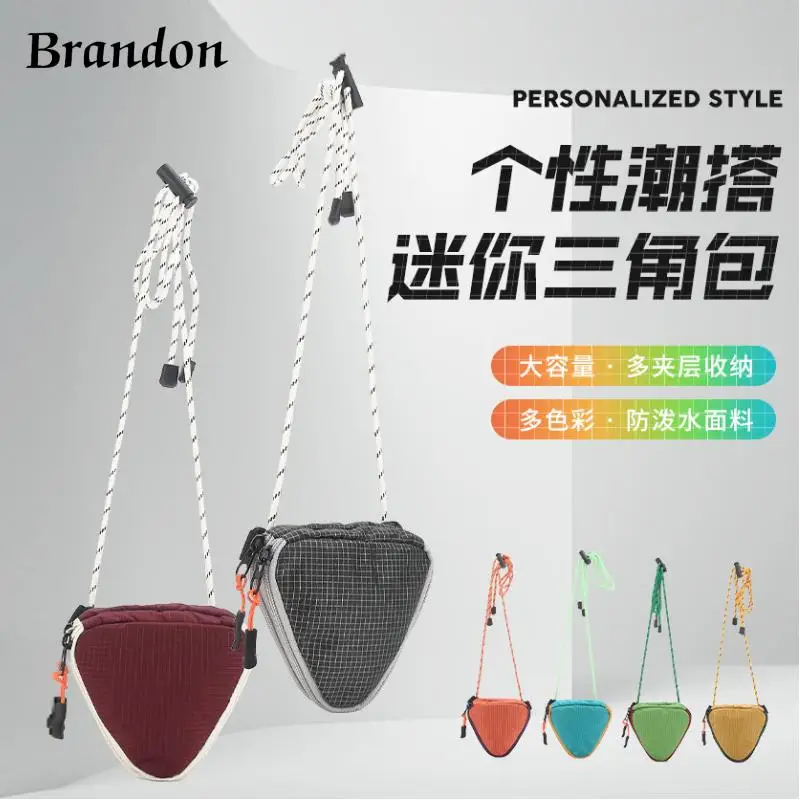

New candy colored coin purse mini headphone key bag cute zipper wallet shoulder and crossbody storage bag card bag