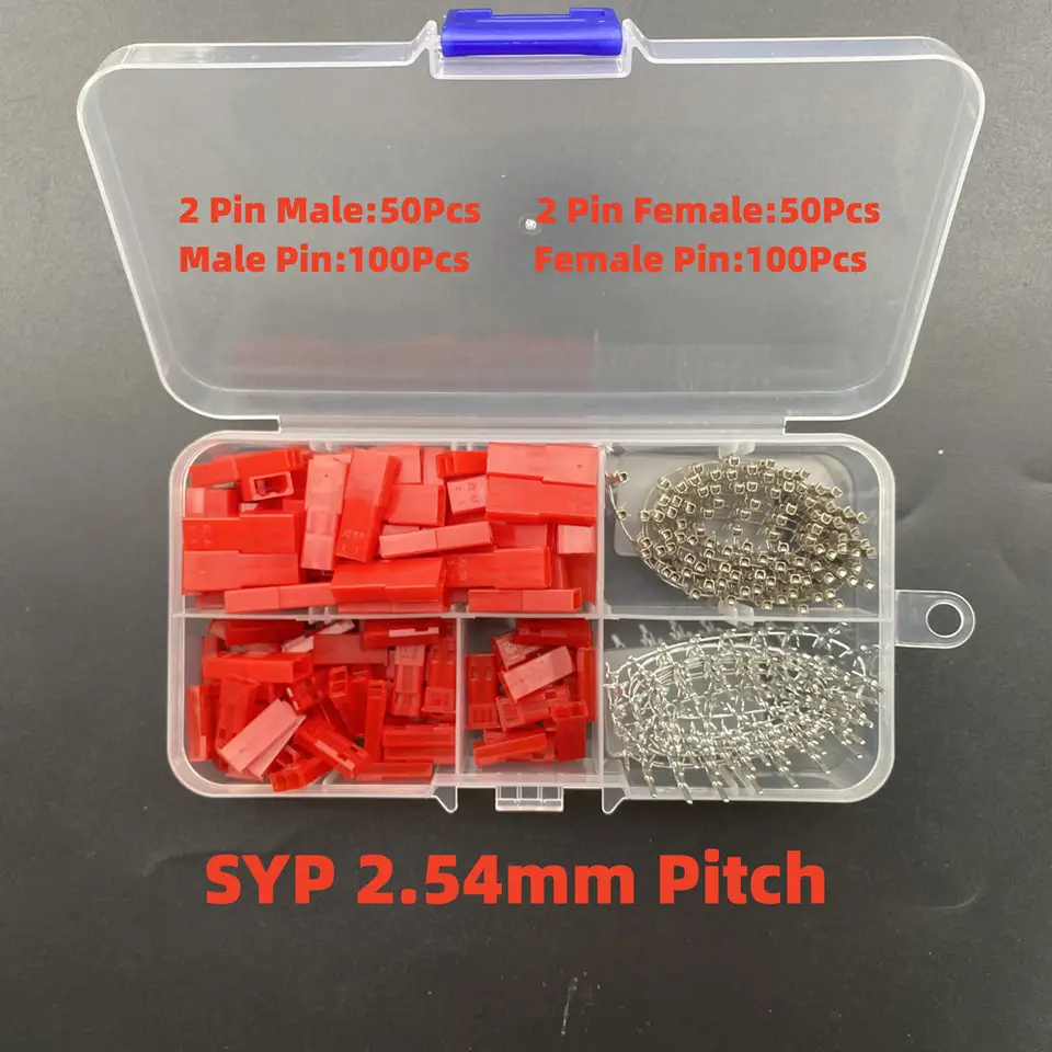 1Box JST SH1.0/1.25/PH2.0/XH2.54/VH/SM/KF2510 Connector Kit - Male/Female Housing & Crimp Terminal for Electronics image 10