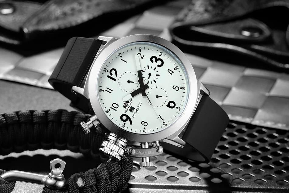 New special Automatic Self Wind Mens Watches Fashion Mechanical U Left Hand Male Watches Business Sports Chronograph AAA Clocks