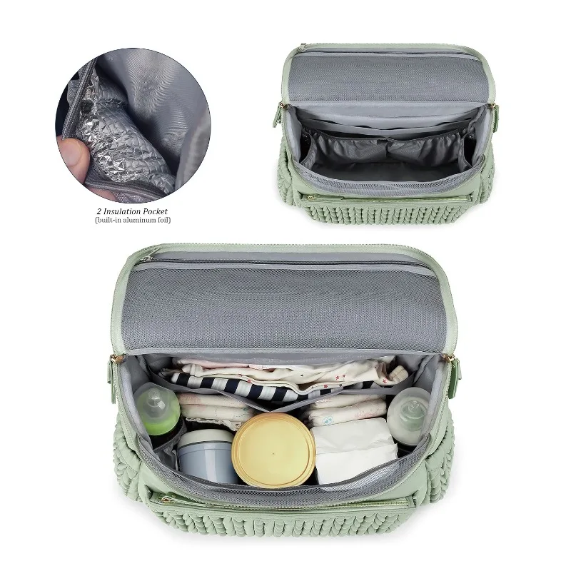 Diaper Bag Large Capacity Diaper Stroller Bag Waterproof Mummy Maternity Nappy Travel Bag Baby Nursing Multifunction Tote Bag 5