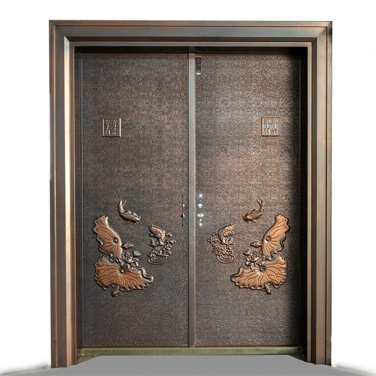 Villa Security Doors Exterior Main Entrance Of Foreign Double Door