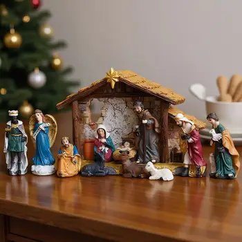 Resin Christmas Nativity Set 1
