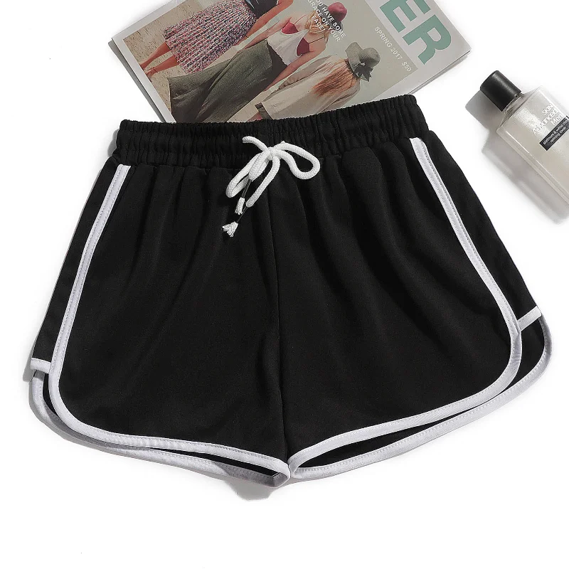 Women yoga Shorts outer wear mid-waist