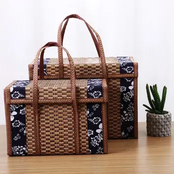 Handcrafted Bamboo Picnic Basket 1