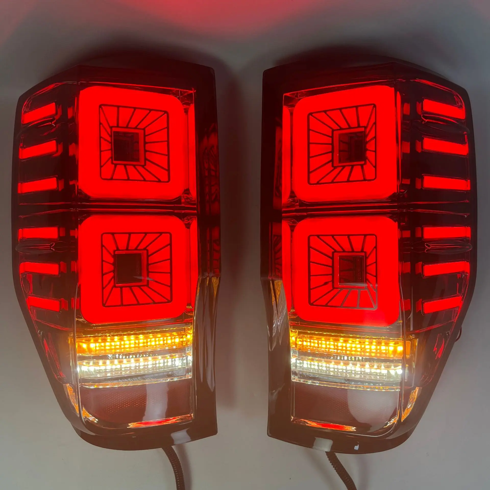 Pair-Rear-Lights-Fit-For-Ford-Ranger-Raptor-Xl-Xlt-WIldtrack-2012-2013 ...